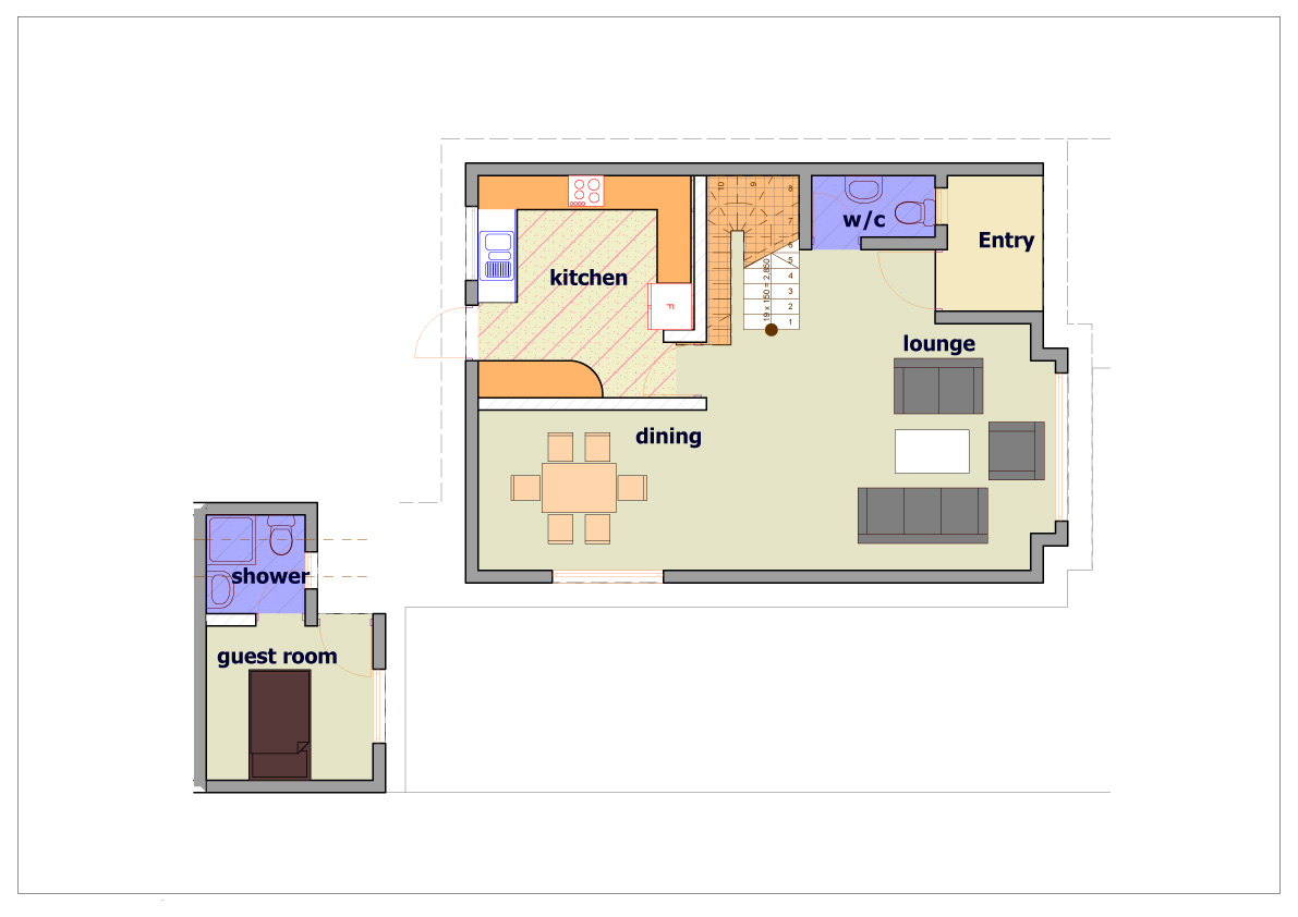 Semi Detached Floor plan 1